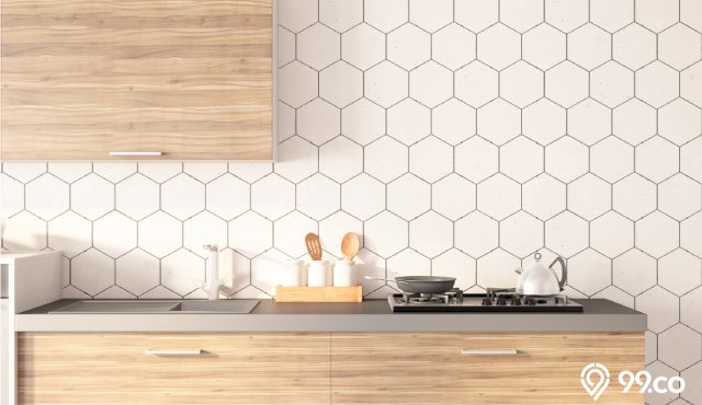 wallpaper untuk dapur sempit