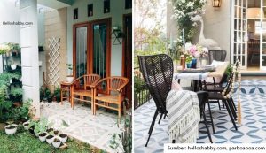 keramik teras rumah mewah