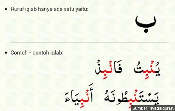 Mengenal Hukum dan Contoh Bacaan Iqlab dalam Al-Qur’an. Jangan Sampai Salah!