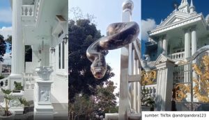 Gokil, Ini 6 Potret Rumah Mewah di Garut yang Gerbangnya Dijaga Ular Besar!