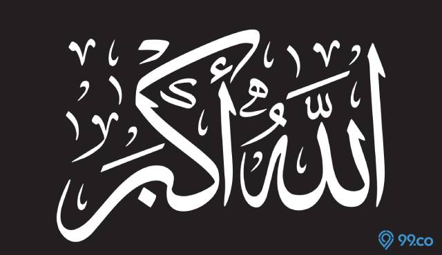 Tulisan Allahu Akbar