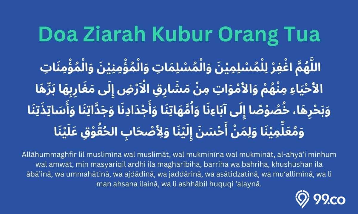 doa ziarah kubur orang tua