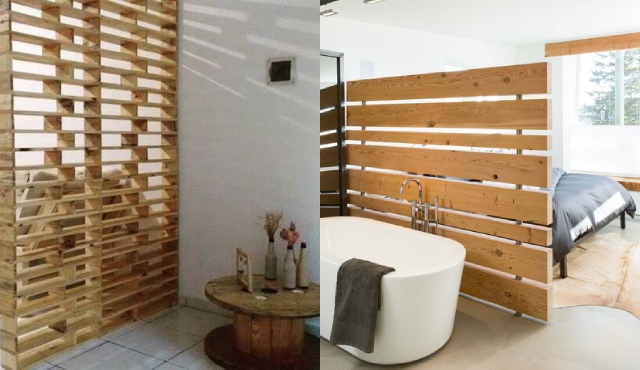 10 Inspirasi Partisi dari Kayu Palet yang Minimalis dan Ekonomis. Yuk, Pilih Paling Cocok untuk Rumah!