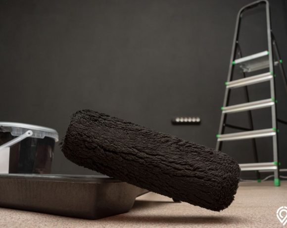 kamar estetik hitam