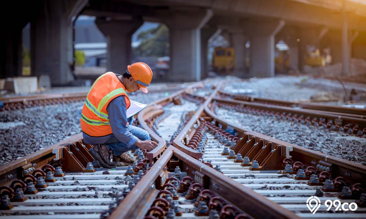 kenapa rel kereta api dibuat renggang