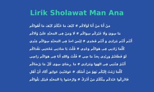 Lirik Sholawat Man Ana Laulakum Lengkap dengan Tulisan Arab, Latin, dan Terjemahan