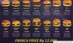 Daftar Harga dan Menu Burger Bangor Terbaru Tahun 2023. Wajib Dibaca!