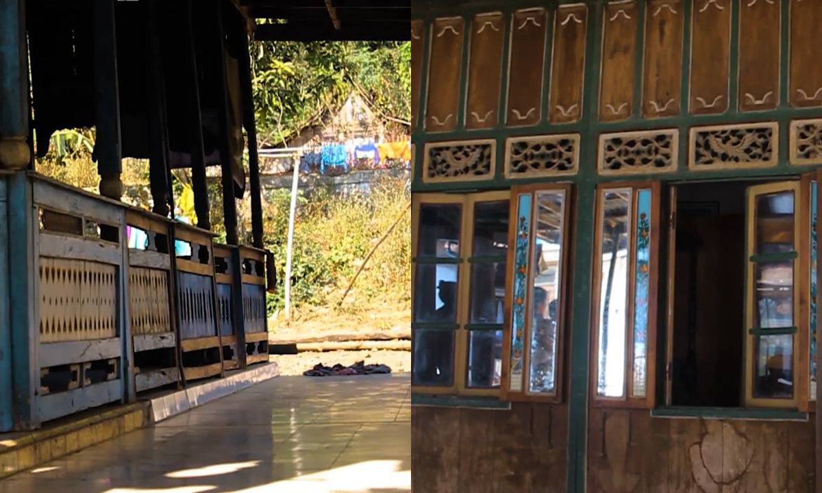 Unik, Inilah Potret Rumah Tabing Tongkok di Lereng Gunung Putri Situbondo