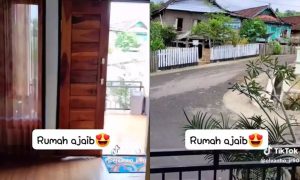 Potret Desain Rumah Ajaib dengan Dua Fasad yang Unik dan Menarik