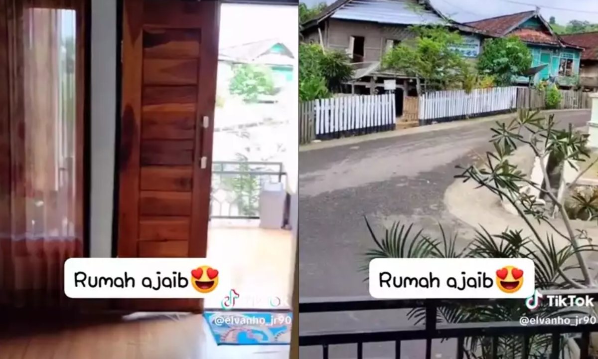 Potret Desain Rumah Ajaib dengan Dua Fasad yang Unik dan Menarik