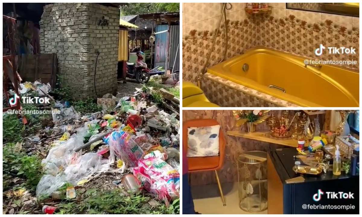 rumah kumuh viral