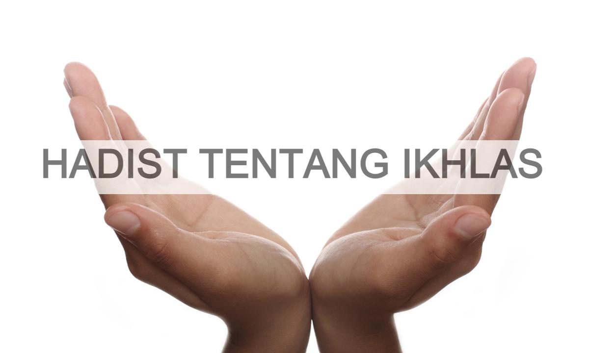hadist tentang ikhlas