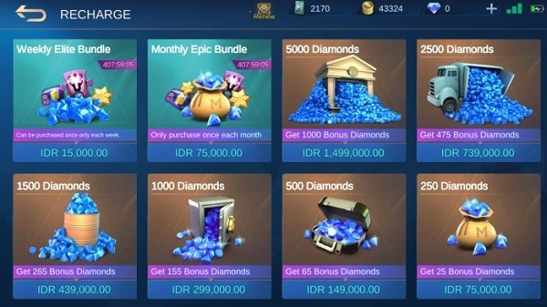 Harga Diamond Mobile Legends (ML) Terbaru 2023 Disertai Cara Top Up Lengkap
