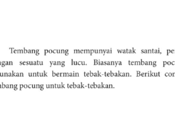20 Contoh Tembang Pocung Bahasa Jawa dan Artinya, Beserta Ciri-Cirinya
