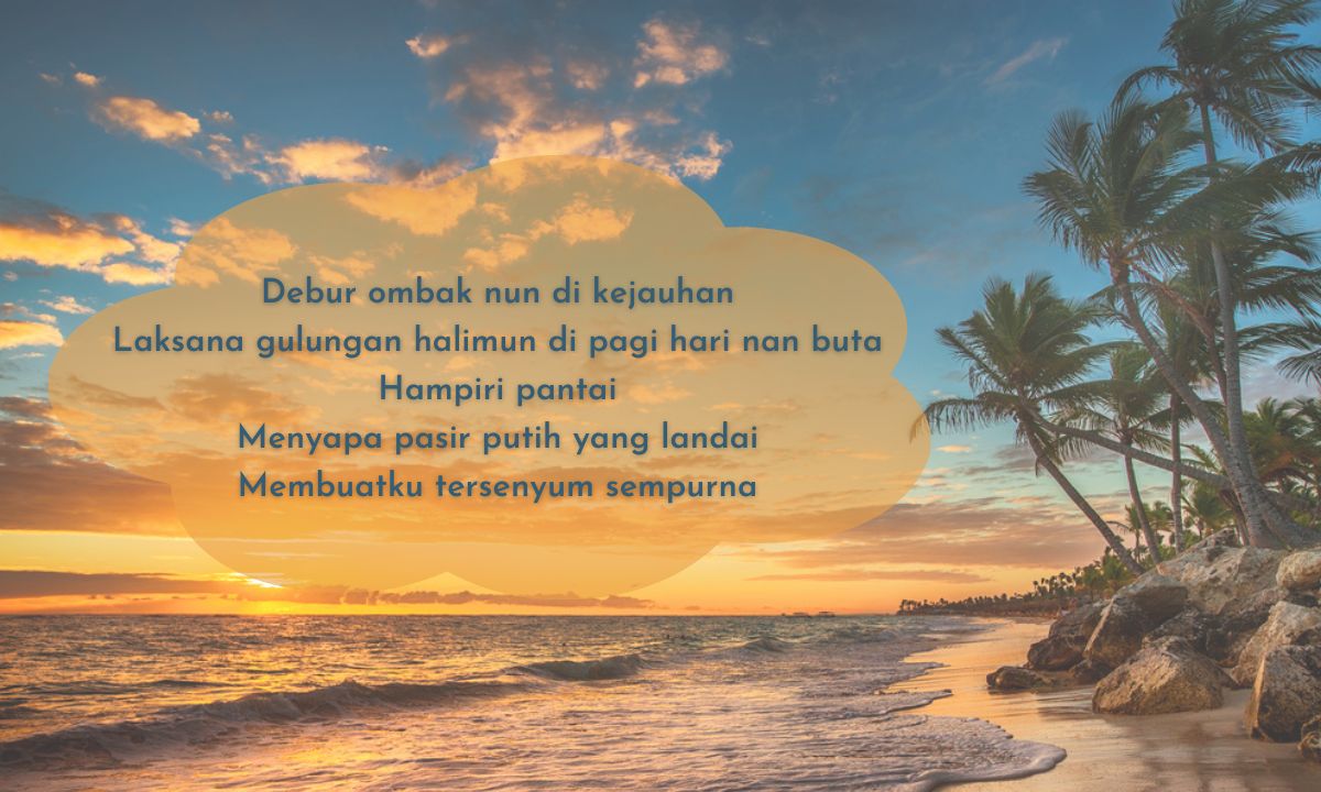 25 Contoh Kreatif Puisi tentang Pantai yang Menggambarkan Keindahan dan Ketenangan