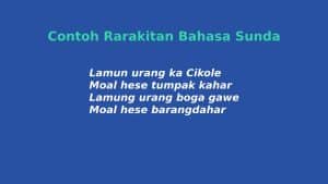 contoh rarakitan