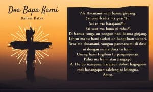 Doa Bapa Kami Bahasa Batak Lengkap dengan Artinya