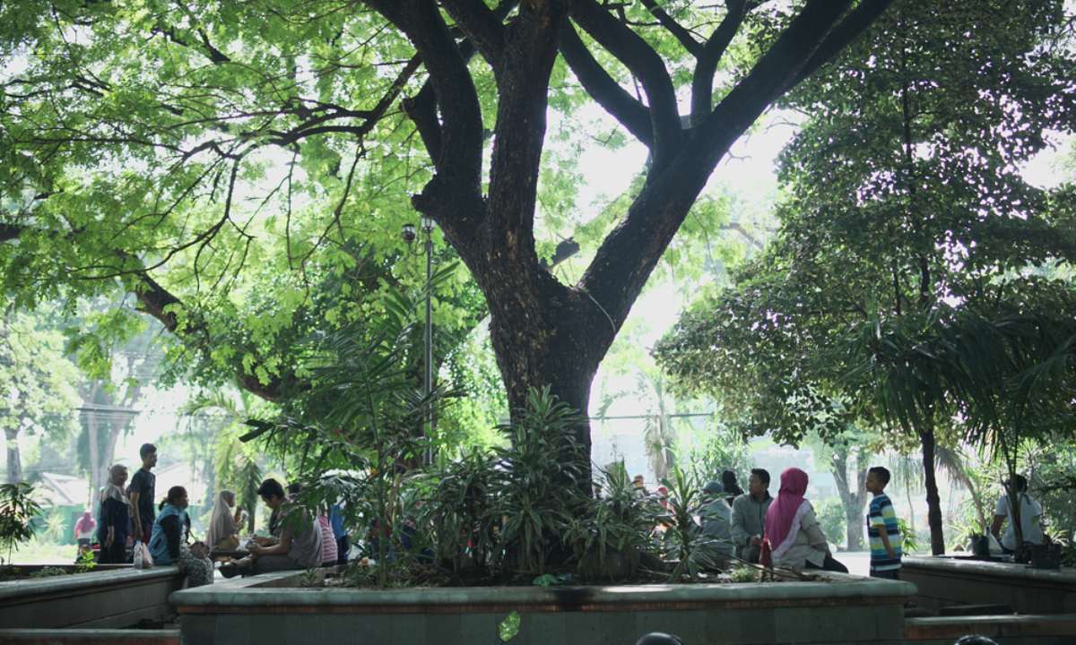 potret alun alun sidoarjo