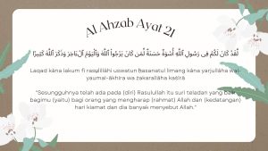 Surat Al Ahzab Ayat 21 Arab, Latin, dan Terjemahnya