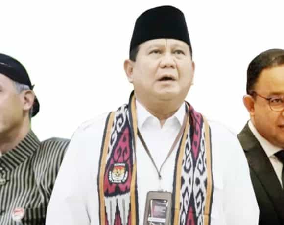 Tren Elektabilitas Prabowo di Survei LSN Makin Tak Terkejar Ganjar dan Anies