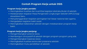 7 Contoh Program Kerja untuk OSIS hingga Organisasi yang Benar