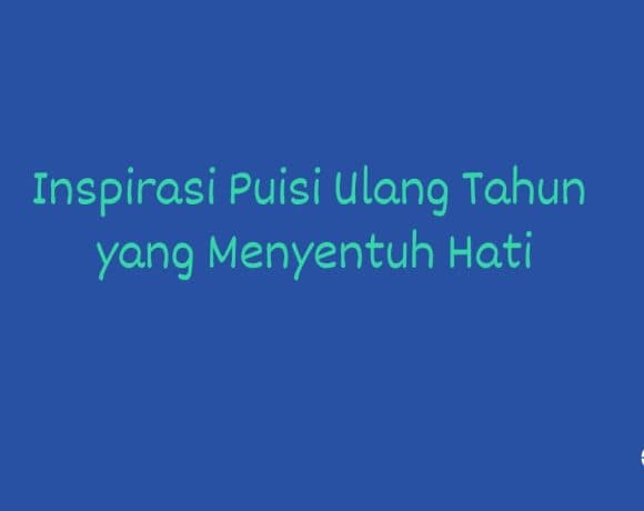puisi ulang tahun