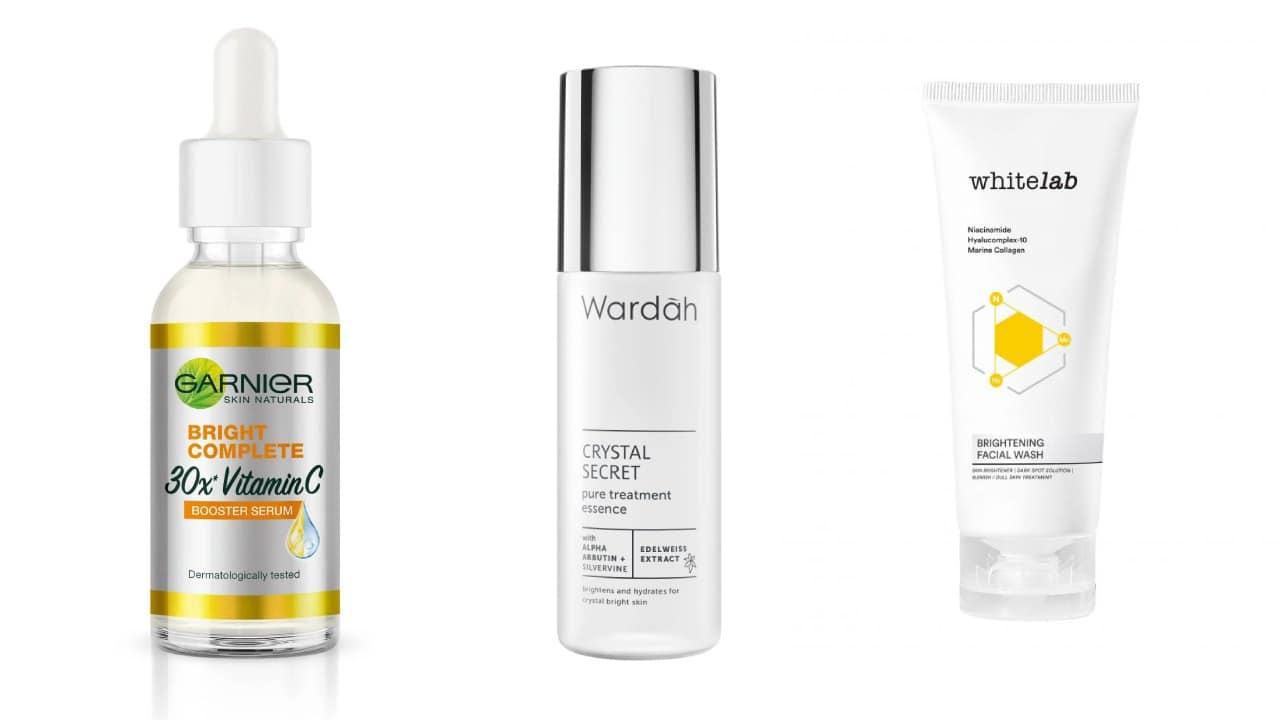 5 Rekomendasi Skincare untuk Mencerahkan Wajah Terbaik. Bikin Glowing dan Bebas Kusam!