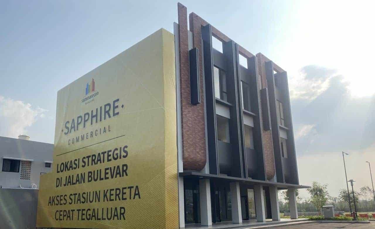 Summarecon Bandung Pasarkan Ruko Sapphire Commercial yang Menguntungkan. Dekat Stasiun Whoosh!