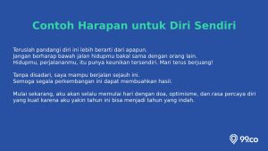 30 Contoh Harapan untuk Diri Sendiri di Tahun 2024, Jadikan Hidup Lebih Baik!
