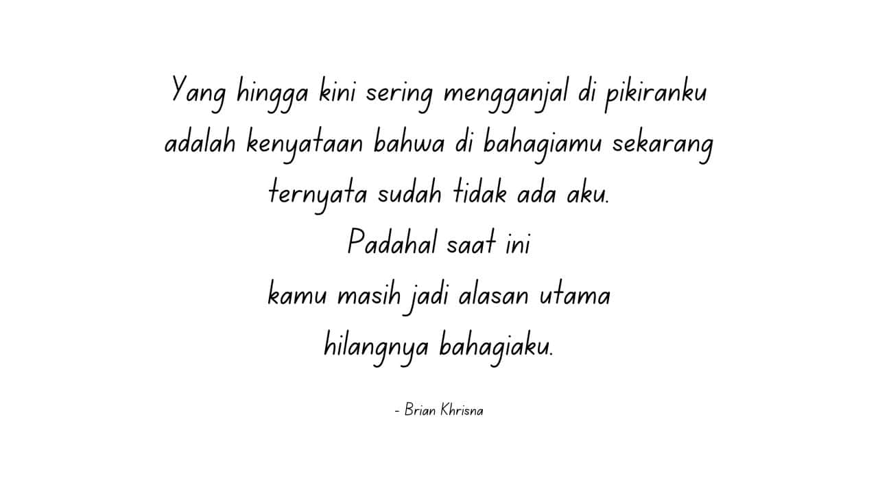 contoh puisi pendek estetik
