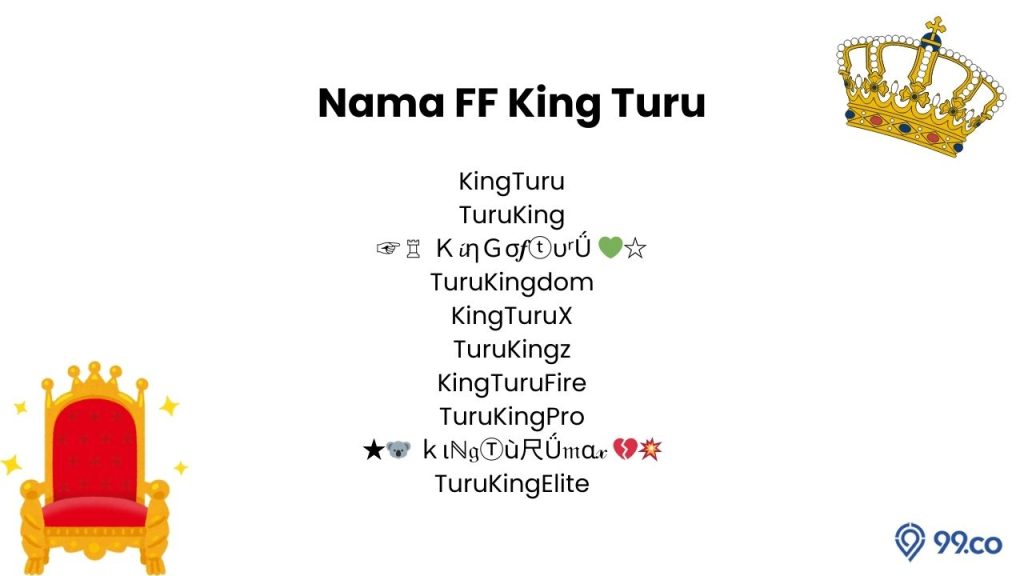 nama ff king turu